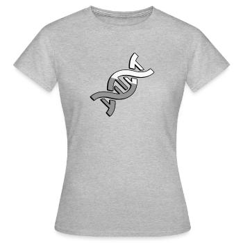 DNA - Illustration - Women's T-Shirt - heather grey - Front - AI Model Female 172 dark (172cm)