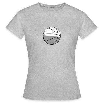 Basketball - Illustration - T-shirt Femme - gris chiné - Devant - AI Model Female 172 dark (172cm)