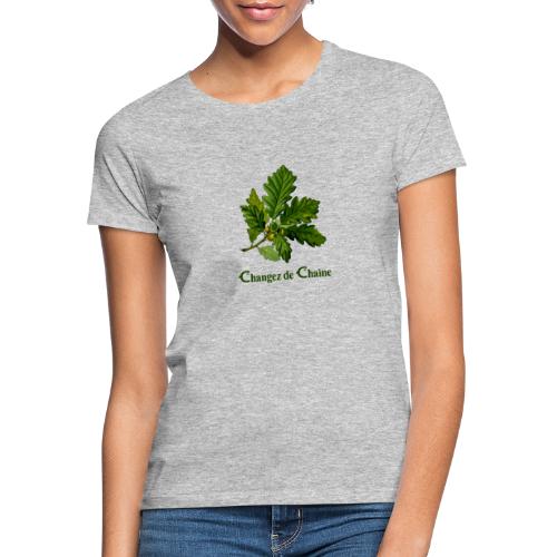CHANGEZ DE CHAÎNE ! (TV, nature, écologie) - T-shirt Femme