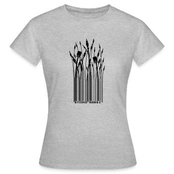 Je corresponds à tous les types de stéréo - T-shirt Femme - gris chiné - Devant - AI Model Female 172 dark (172cm)