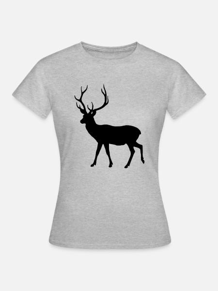 Deer - Women's T-Shirt - heather grey