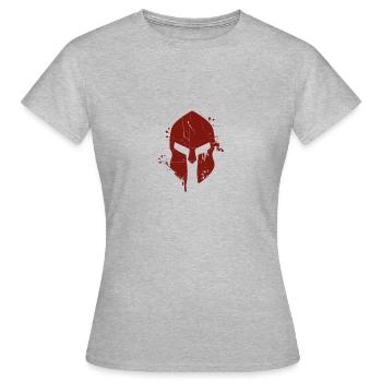 Combattant / Guerrier / Guerrier - T-shirt Femme - gris chiné - Devant - AI Model Female 172 dark (172cm)