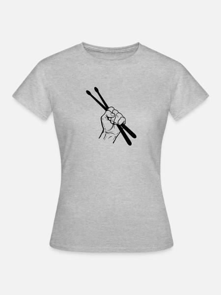 Drumsticks - Women's T-Shirt - heather grey