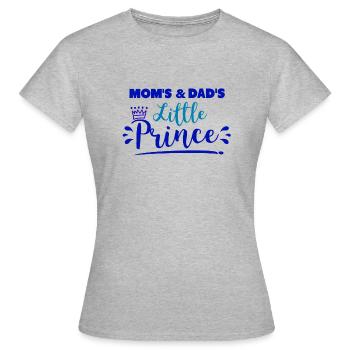 Moms and Dads Gift Boy - Women's T-Shirt - heather grey - Front - AI Model Female 172 dark (172cm)