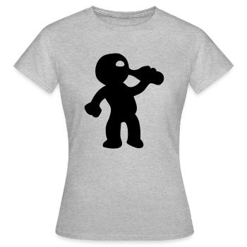 picole - T-shirt Femme - gris chiné - Devant - AI Model Female 172 dark (172cm)