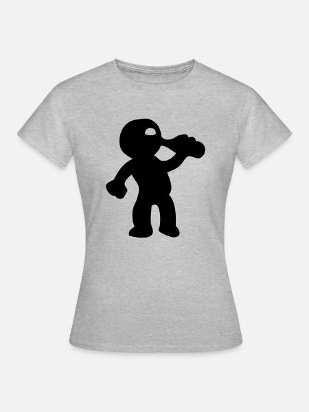 trinken - Frauen T-Shirt - Grau meliert