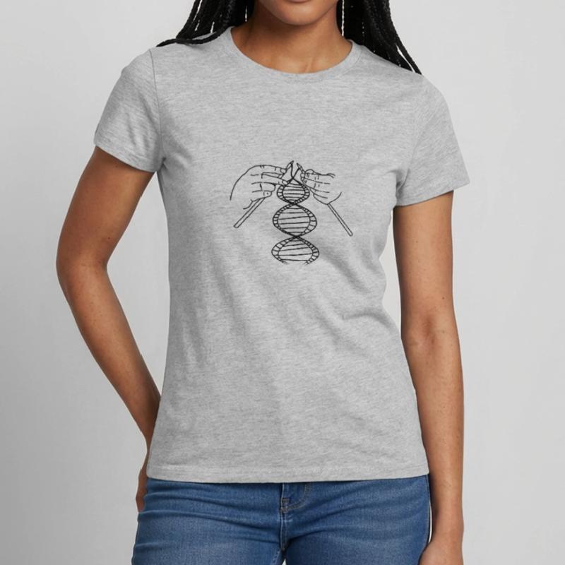 Decryption DNA DNA Code Knitting Women's T-Shirt