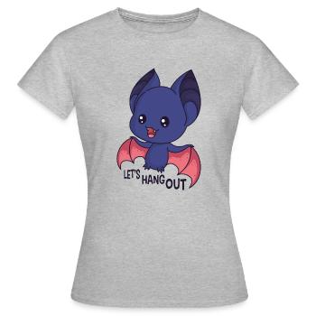Sortir - T-shirt Femme - gris chiné - Devant - AI Model Female 172 dark (172cm)