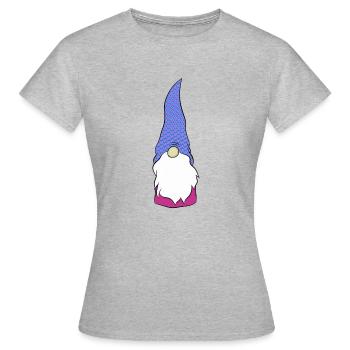 diablotin - T-shirt Femme - gris chiné - Devant - AI Model Female 172 dark (172cm)