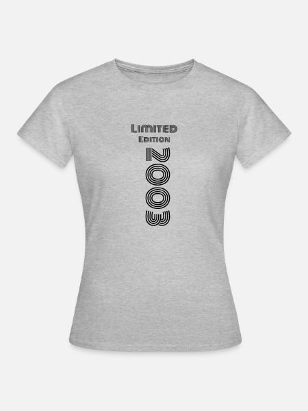 Limited Edition 2003 - Frauen T-Shirt - Grau meliert
