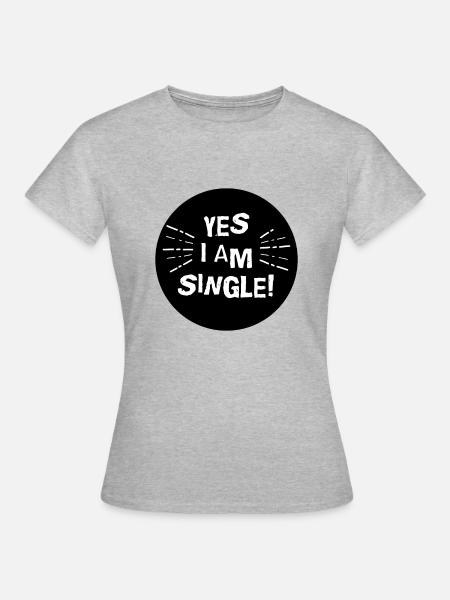 Single - Dame-T-shirt - grå meleret