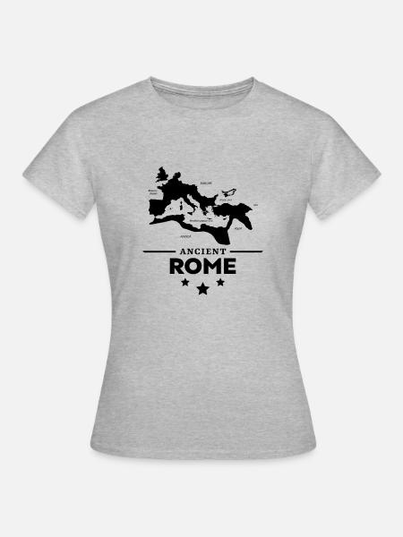 Römisches Reich - Frauen T-Shirt - Grau meliert