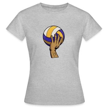 Volleyball Beach Volleyball - Women's T-Shirt - heather grey - Front - AI Model Female 172 dark (172cm)
