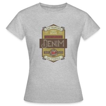 Motards, motocyclistes - T-shirt Femme - gris chiné - Devant - AI Model Female 172 dark (172cm)