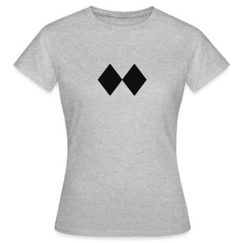 Urkomischer Vintage altmodischer Bergsport - Frauen T-Shirt - Grau meliert - Vorne - AI Model Female 172 dark (172cm)