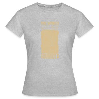 Hilarious World Needs More Squirrels Chipmunk - Women's T-Shirt - heather grey - Front - AI Model Female 172 dark (172cm)
