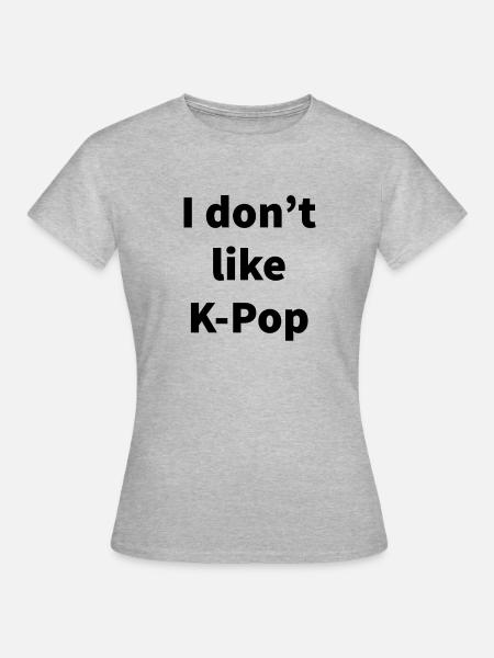 Koreanisch - Frauen T-Shirt - Grau meliert