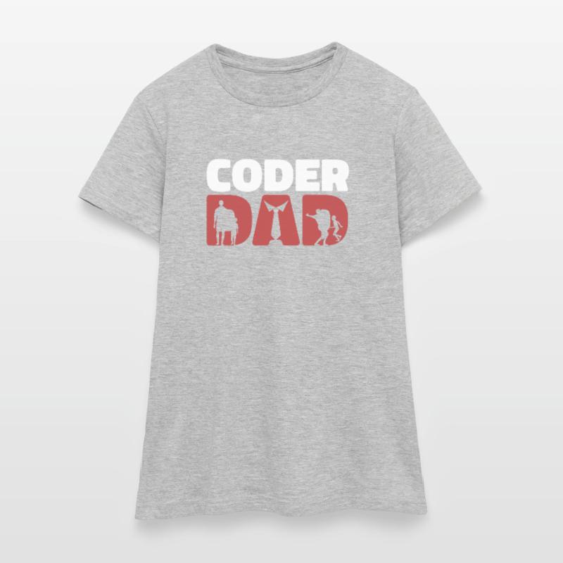 Programista Programista Programista Papa Coding Koszulka damska