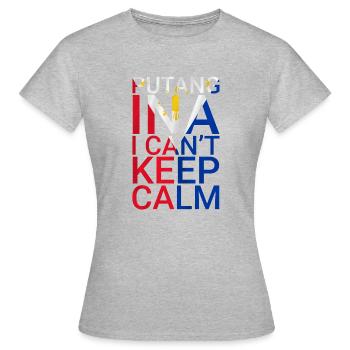 Hilarious Excited Pinays Mockery Expression - Women's T-Shirt - heather grey - Front - AI Model Female 172 dark (172cm)