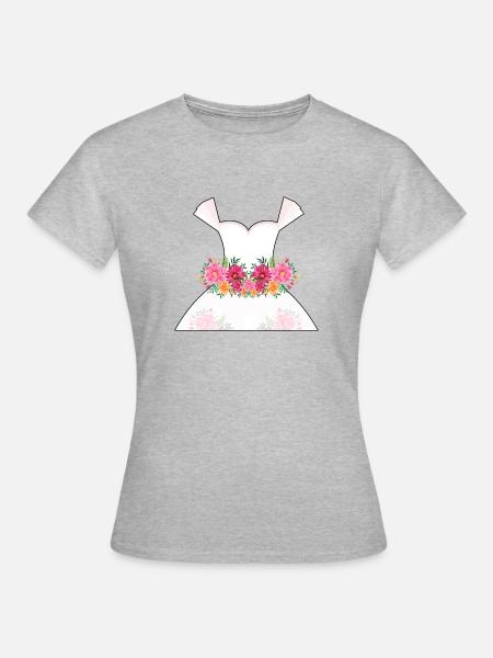 Lustige Brautkleider Vorschläge Sarkasmus - Frauen T-Shirt - Grau meliert