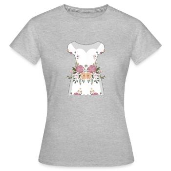 Hilarious Wedding Dresses Proposals Mockery - Women's T-Shirt - heather grey - Front - AI Model Female 172 dark (172cm)