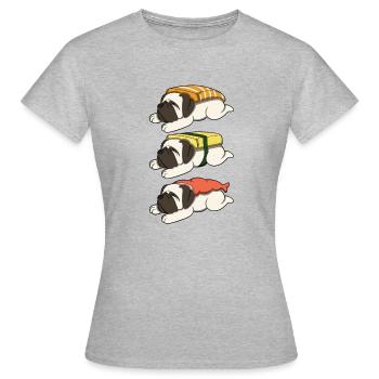Mâtin - T-shirt Femme - gris chiné - Devant - AI Model Female 172 dark (172cm)