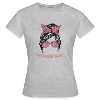 Metal Health Le violeur - T-shirt Femme - gris chiné - Devant - AI Model Female 172 dark (172cm)