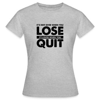 Novelty Inspirational CEO Uplifting Messages - Women's T-Shirt - heather grey - Front - AI Model Female 172 dark (172cm)