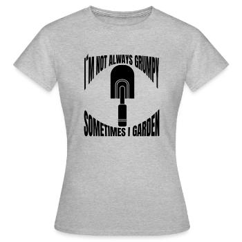 Jardinier Cadeau Jardinier Accueil Verger - T-shirt Femme - gris chiné - Devant - AI Model Female 172 dark (172cm)