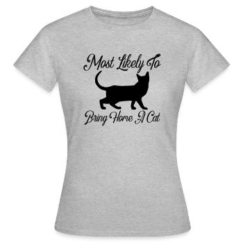 Funny Saying Kittens Owner Enthusiasts Feline Men - Women's T-Shirt - heather grey - Front - AI Model Female 172 dark (172cm)