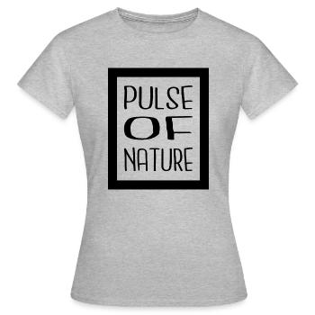 Battement de cœur Battement de cœur régulier Sensations de battement de cœur - T-shirt Femme - gris chiné - Devant - AI Model Female 172 dark (172cm)