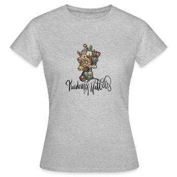 Kindness Matters - Women's T-Shirt - heather grey - Front - AI Model Female 172 dark (172cm)