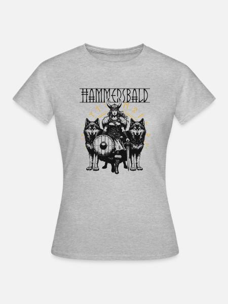 Hammersbald - Nordische Göttin der Ungeduld - Frauen T-Shirt - Grau meliert