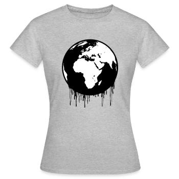t-shirt humoristique, cadeau homme, femme, humour - T-shirt Femme - gris chiné - Devant - AI Model Female 172 dark (172cm)