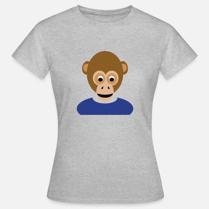 N7T Monkey #1 / NFT Style Monkey / New - Women's T-Shirt - heather grey