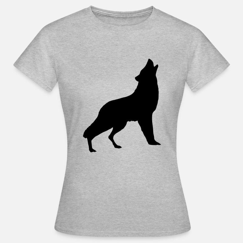 wolf - Women's T-Shirt - heather grey