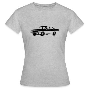 Diplomate V8 TYPE A 190PS Allemagne - T-shirt Femme - gris chiné - Devant - AI Model Female 172 dark (172cm)
