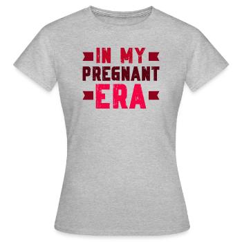 Schwangerschaft Schwanger Baby Familie Frauen - Frauen T-Shirt - Grau meliert - Vorne - AI Model Female 172 dark (172cm)