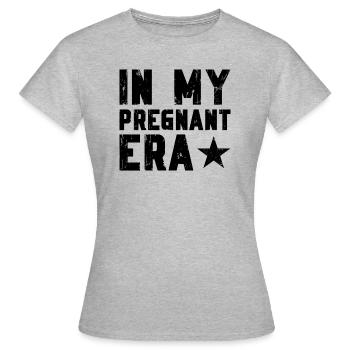 Schwangerschaft Schwanger Baby Familie Frauen - Frauen T-Shirt - Grau meliert - Vorne - AI Model Female 172 dark (172cm)