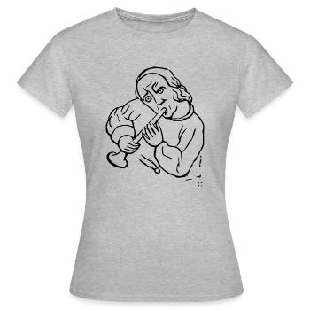 Musician - Women's T-Shirt - heather grey - Front - AI Model Female 172 dark (172cm)
