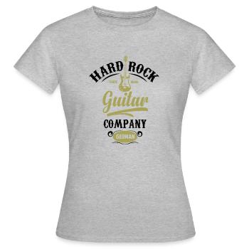 Hard Rock Guitar - Women's T-Shirt - heather grey - Front - AI Model Female 172 dark (172cm)