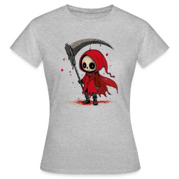 Mignon Faucheur - T-shirt Femme - gris chiné - Devant - AI Model Female 172 dark (172cm)