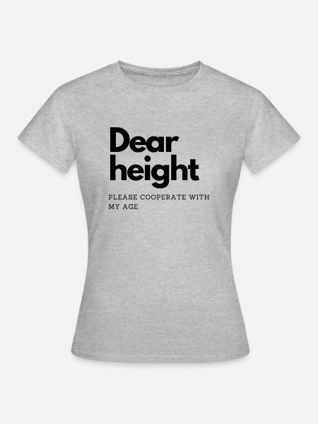 Chère taille - T-shirt Femme - gris chiné