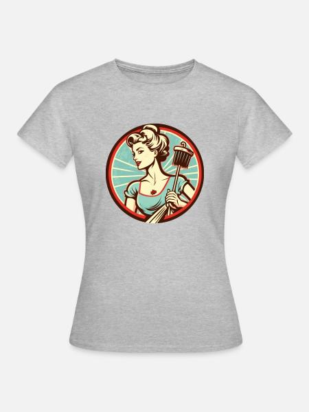 Épouse parfaite - T-shirt Femme - gris chiné