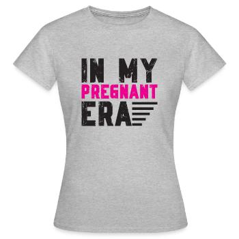 Schwangerschaft Schwanger Baby Familie Frauen - Frauen T-Shirt - Grau meliert - Vorne - AI Model Female 172 dark (172cm)