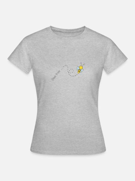 Sans abeilles ... - T-shirt Femme - gris chiné
