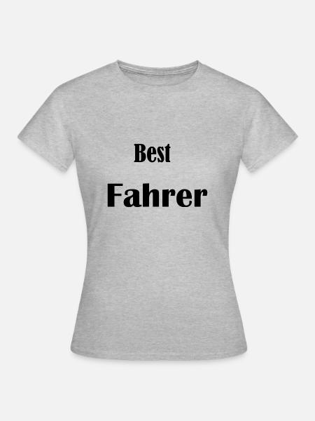 best Fahrer - Frauen T-Shirt - Grau meliert