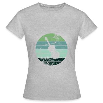 Cello - Frauen T-Shirt - Grau meliert - Vorne - AI Model Female 172 dark (172cm)