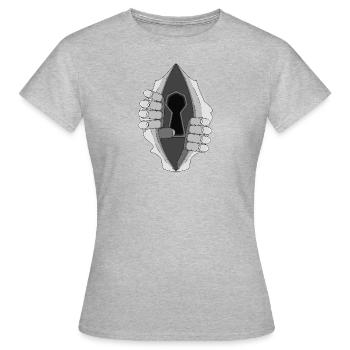 ACTIVATE - Women's T-Shirt - heather grey - Front - AI Model Female 172 dark (172cm)