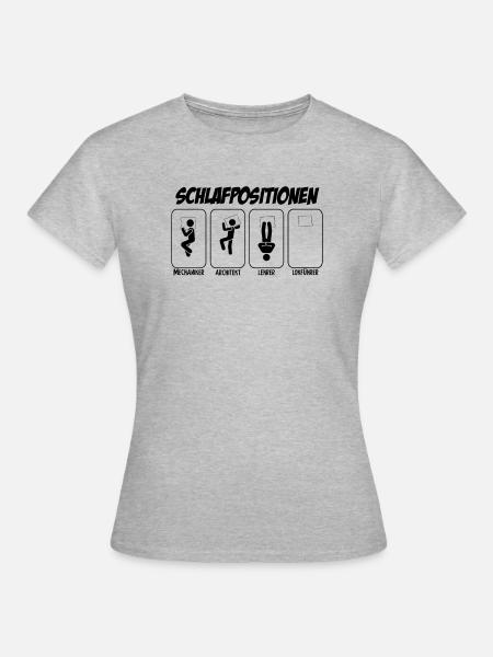 Workaholic Lokführer Eisenbahner Schichtarbeiter - Frauen T-Shirt - Grau meliert